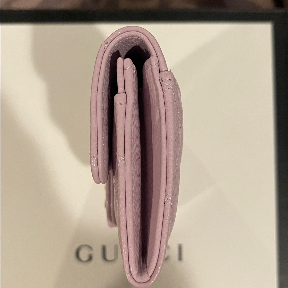 CHANEL Lavender Quilted Wallet - Picture 7 of 8